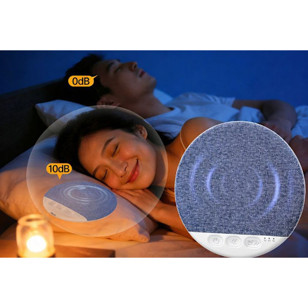 Bluetooth Sovehøjttaler med White Noise & Timer Grey