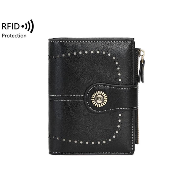 RFID liten kortplånbok Svart one size