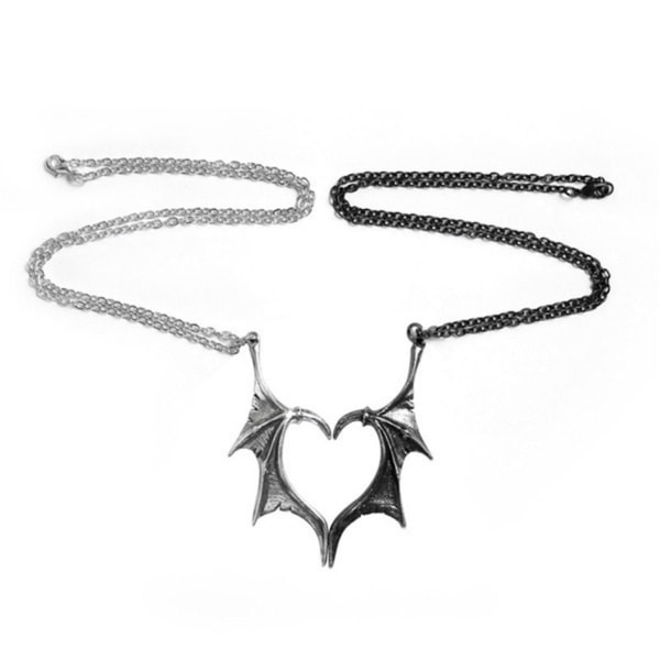 Venskabs halskæde "Devil & Angel" - Elegant og trendy design Multicolor one size