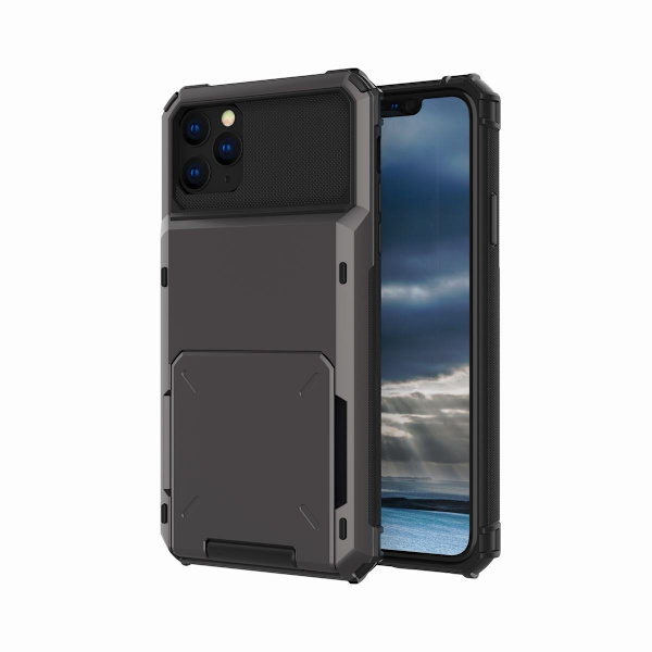 Shockproof Rugged Case Cover till Iphone 11 Pro Max grå