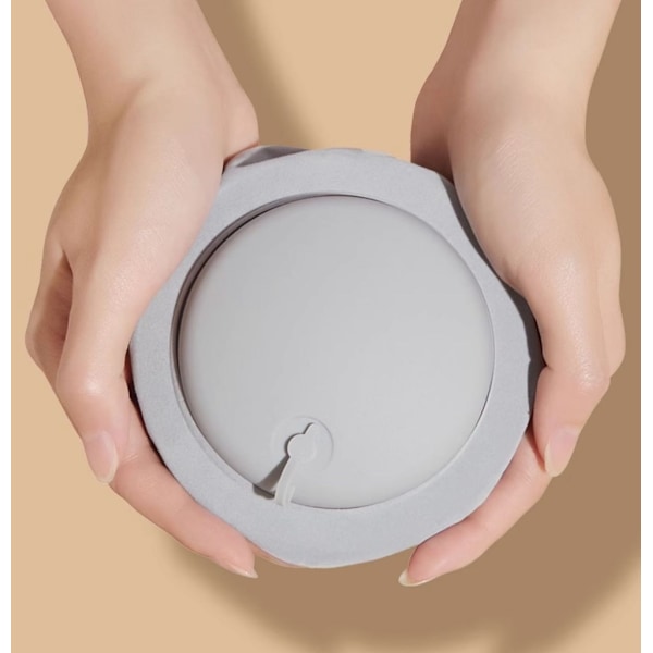 Oppblåsbar Nakkepute – Trykkpumpe & Kompakt Design Grey