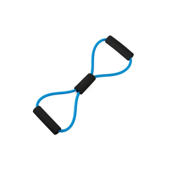 Modstandsband - Træningsbånd med håndtag Blue one size