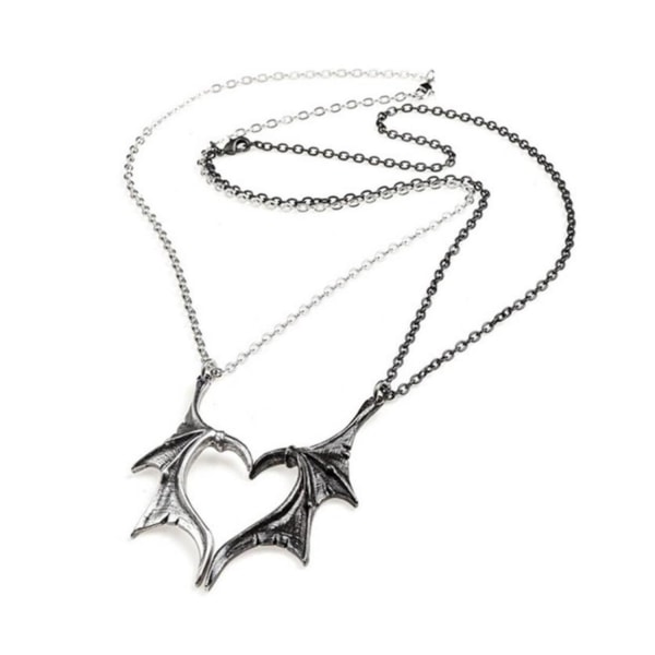 Venskabs halskæde "Devil & Angel" - Elegant og trendy design Multicolor one size