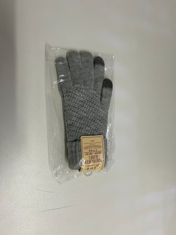 Touchscreen-hansker for smarttelefon Grey one size