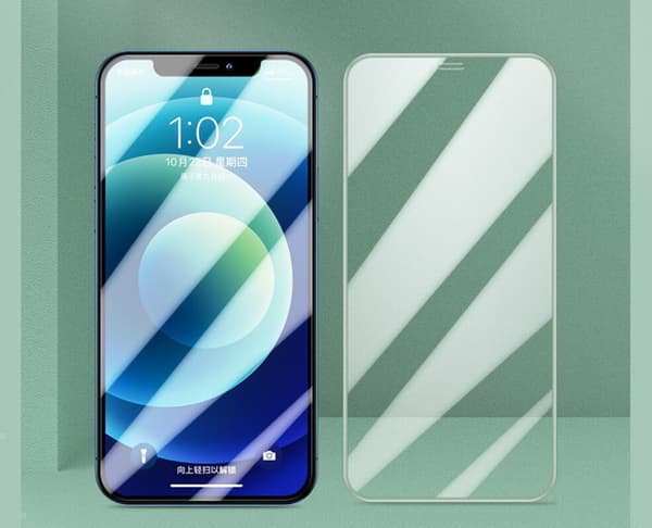 Selvlysende skjermbeskytter i herdet glass - 2-pakning Transparent 13/13 Pro
