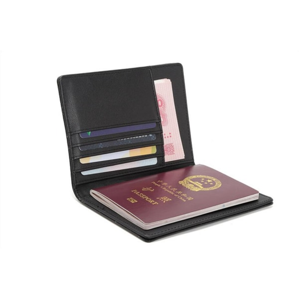RFID reseplånbok i tre färger Svart one size
