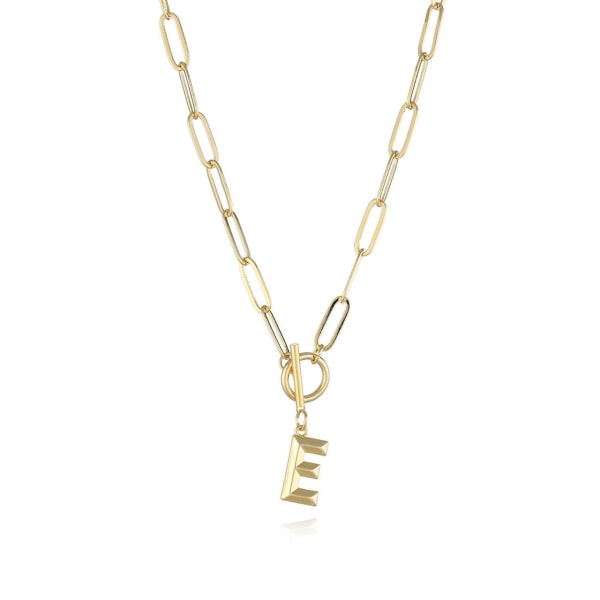 Ketju kirjaimella A-Z Gold one size