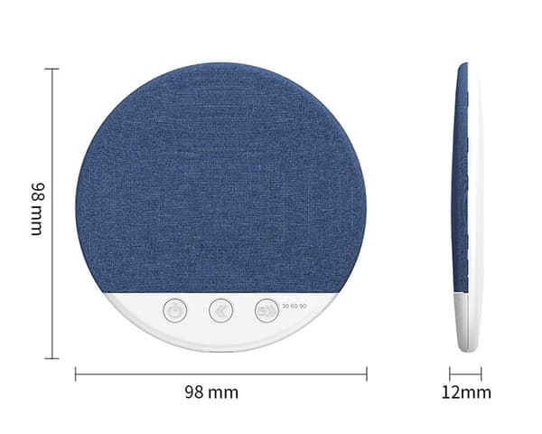 Bluetooth Sovehøjttaler med White Noise & Timer Grey