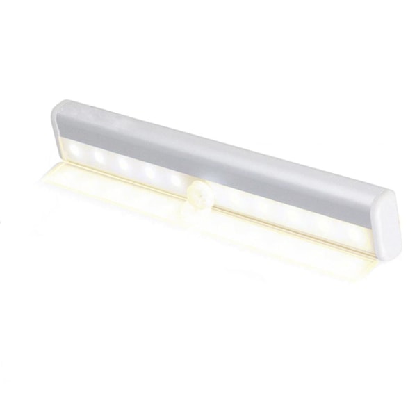 LED-lampe med bevegelsessensor White one size