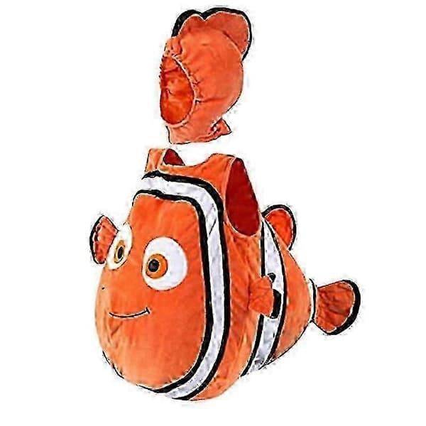 Halloween Jul Finding Nemo Klovnfisk Børnekostume - JA V rød red S(80-90CM)