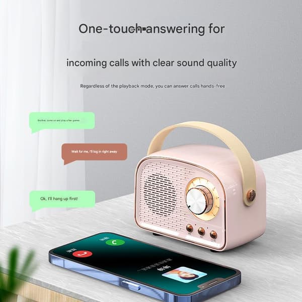 Mini Radio Bluetooth Høyttaler ROSA