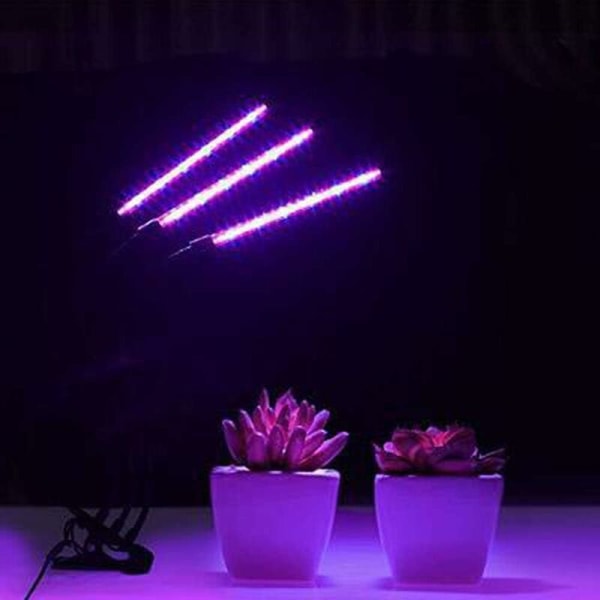 LED-vekstlys med forsinkelsesfunksjon 3 moduser 9 lysstyrke 360° Dimbar Justerbar plantelys for innendørs planter Hydroponics Drivhushage