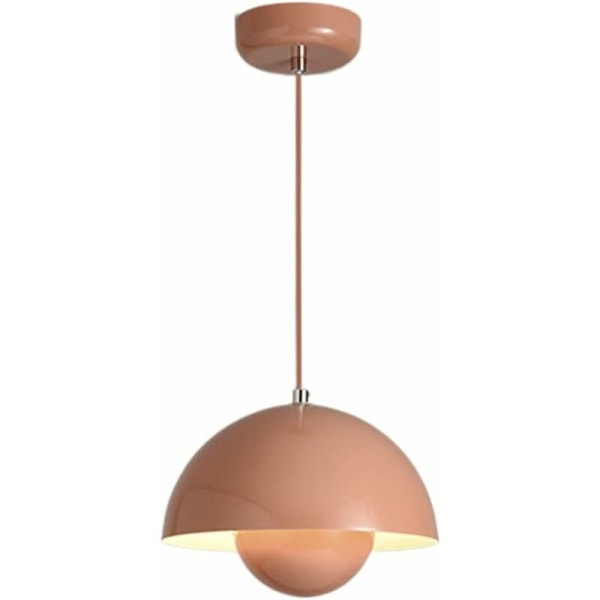 LED-pendellampe, sette inn kuleform Flush Mount Light Modernisme Metall-pendellampe Hengende lampe for stue soverom Spisestue Kjøkken
