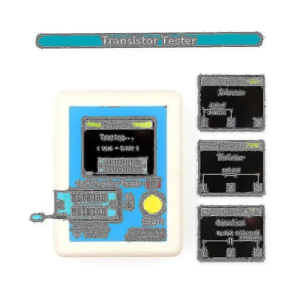LCR-T7 Ny Transistor Tester TFT Diode Triode Kapasitansmåler LCR ESR Måler Multifunksjonsmåler