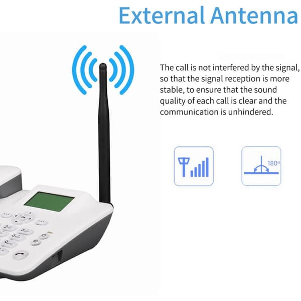 Intercom med 4G/5G SIM-kortunderstøttelse, trådløs GSM-telefon til kontor og hjem