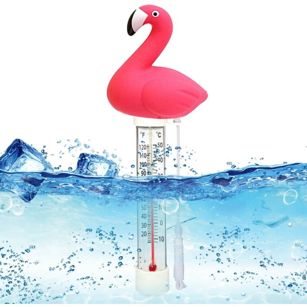 Pool flytande termometer, flytande vatten termometer, pool flytande termometer, pool termometer med snöre, Cartoon Cu
