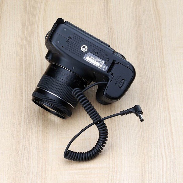 LP-E6 Dummy Batteri DC Koblingsstik Spring Kabel Batteri Udskiftning til Canon 5D2 5D3 5D4 6D 6D2 60D 7D 7D2