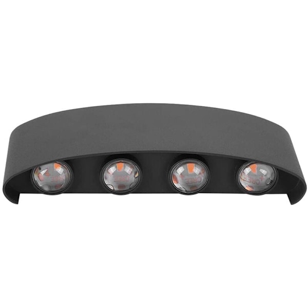 Utomhusvägglampor Inomhusvägglampa 8W LED-vägglampa Modern Aluminiumvägglampa för Sovrum Korridor B