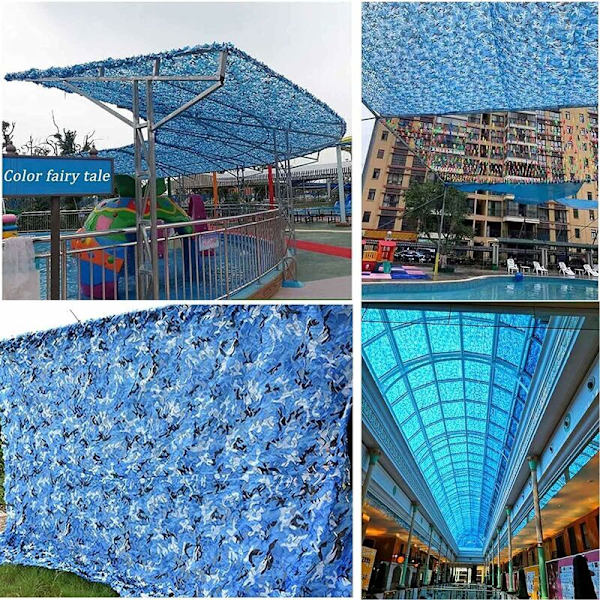 Camouflage net, solsejl camouflage, beskyttelsesnet til have til jagt, skygge, camouflage dekoration, skyggenet, terrasse