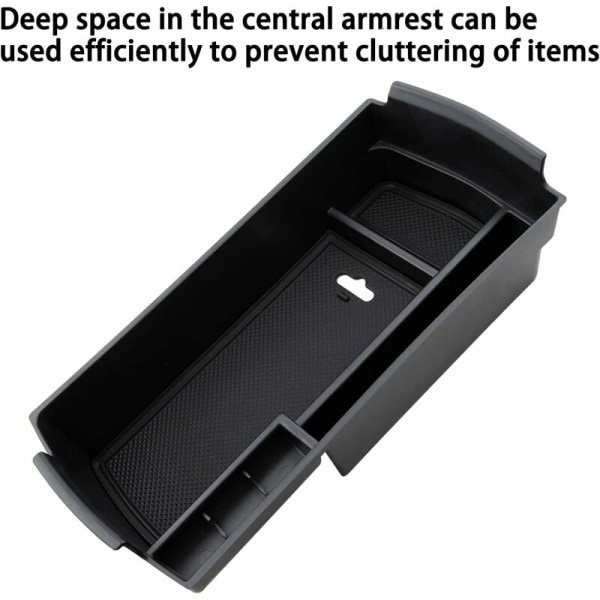 Center Console Organizer Tray, Armrest Storage Box Suitable for Peugeot 3008 3008GT 5008 2016-2023