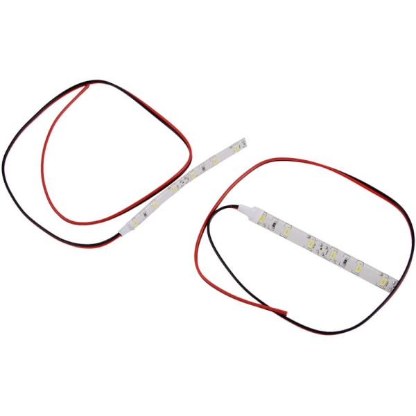 2X 10Cm 12V White 6 LED 5630 SMD Strip Lights for Car Boat Motor Van Waterproof