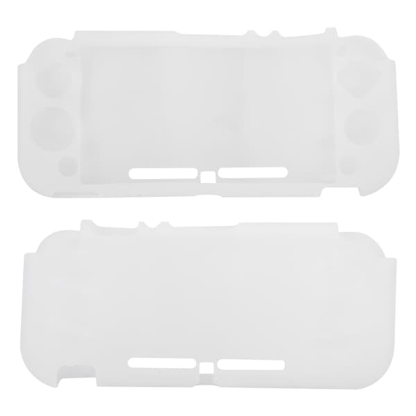Switch Lite Skyddande Silikonfodral Transparent Vit Allroundskydd