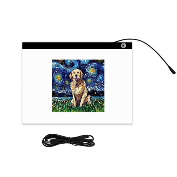 LED lysbrett/tegnebrett A3 lysbrett med USB
