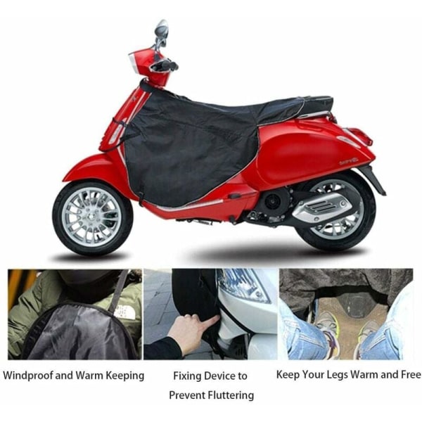 Benskyddsförkläde, Scooterförkläde Universal Scooteröverdrag Vattentätt Kallt och Regnskyddsfodral med Reflexremsa, i Elfordon