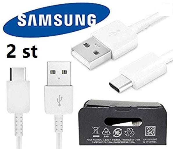 Kaksi (2) alkuperäistä Samsung USB-C -datakaapelia