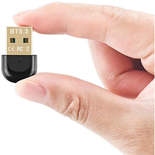 USB Bluetooth Adapter 5.3 USB Bluetooth Transmitter Receiver Free Driver for Desktop Computer Bluetooth Adapter
