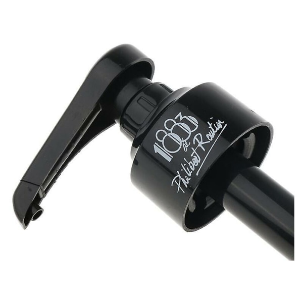 4 stk. kaffedispenser sirup pumpe sort væskedispenser til monin sirup 10ml saftflaske dispenser pumpe