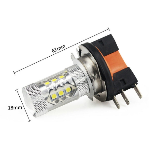 Bil LED-lampa H15 80W3030 High Power Dimljus (H15-80W 2st)