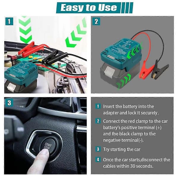 Startkablar Startkit för 18V Batteri