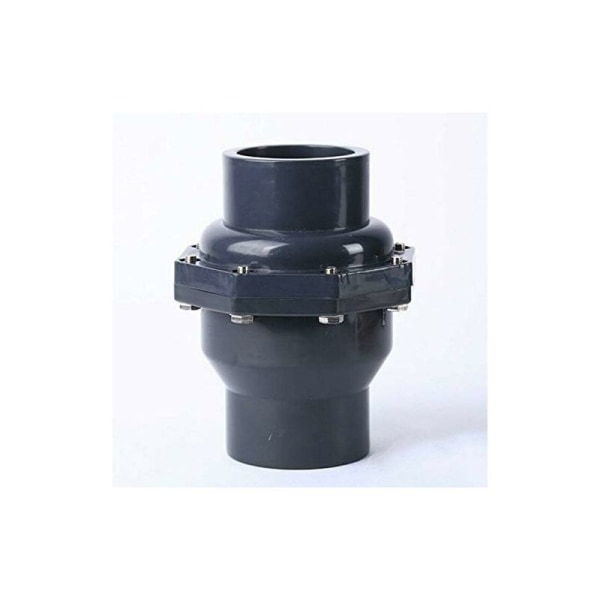 Metrisk tryckrör dubbel anslutning PVC backventil (DN20 Φ25mm)
