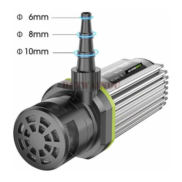 Pieni itseimevä vesipumppu 110v-240v, 10m nostokorkeus, max 480l/h, uppopumppu, ammattimainen allaskoneelle, leikkauskoneelle, USA