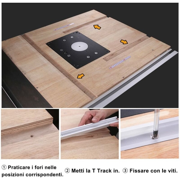 Spår Miter Spår, 2 st T-spår Miter Spår, Aluminium T-spår, T Aluminiumlegering, Aluminiumlegering T-spår, T-spårskena, T-spår Miter Spår, T