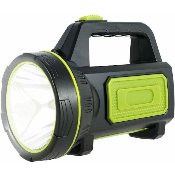 Ultraljusstark LED-ficklampa USB-laddningsbar 135000 lumen 6000mah med sidoljus Hög effekt Vattentät ficklampa för nödsituationer Vandring Camping