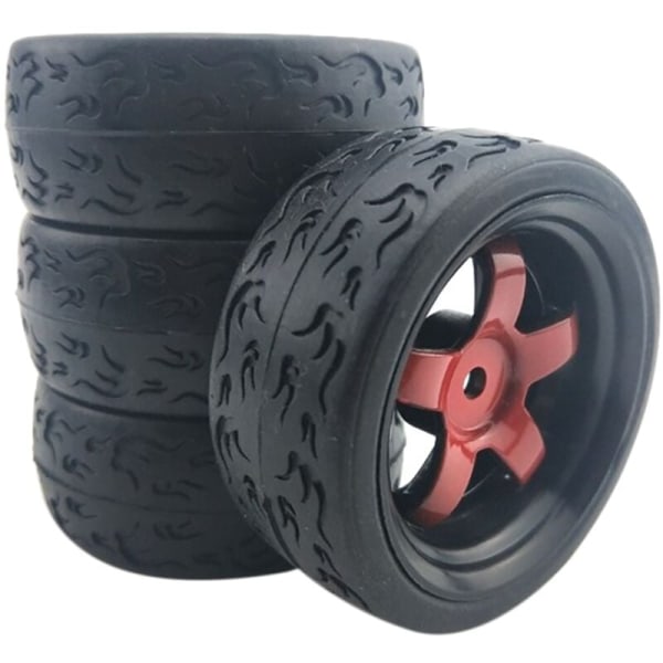 HSP-kaukosäädinmallille 1:10 Racing Drift Tire Mold Drift -kaukosäätimen auton halkaisija 66 mm Sopii 12 mm kuusikulmaiselle nivelelle Q