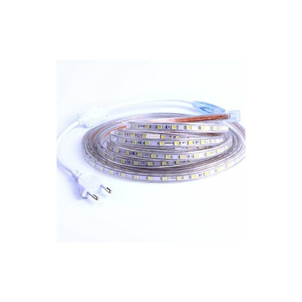 LED Strip, 2M LED Strip, Bright Led Strip 220v, 5050 IP65 Vattentät Led Strip Strip, varmvit (2) HIASDFLS