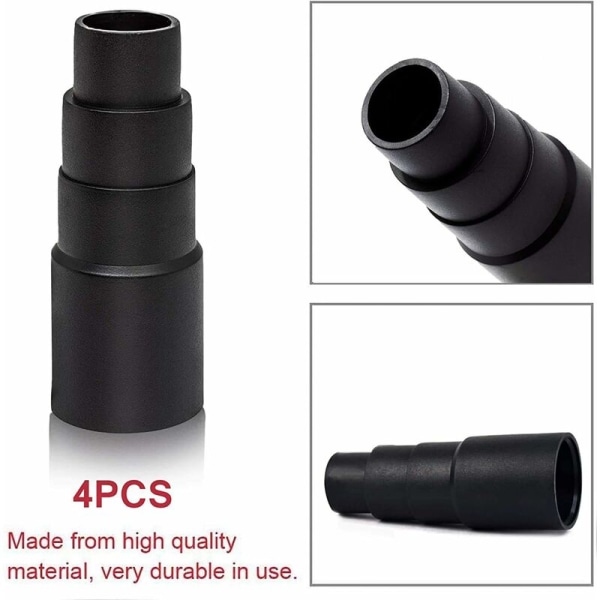 Adapter Vacuum cleaner, 4pcs Adapter Adjustor vacuum cleaner, vacuum connector, universal adapter vacuum hose, standard vacuum adapter, vacu