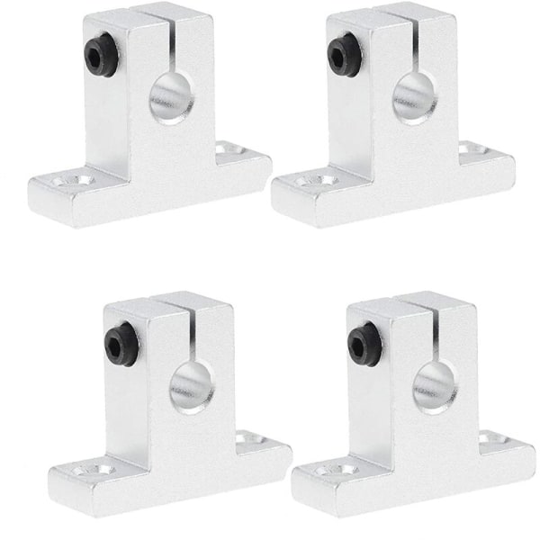 x 500 mm lineaariakseli Ø 8 mm Vaakasuora lineaarinen kuulalaakeriohjaus + 4 x SK8-tuet + 4 x SCS8UU-laakerilohkot