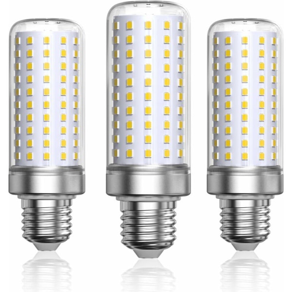 LED majslampa E27 Cool White 6000K, 1800LM, Motsvarar 200W halogenlampa, majslampa E27 ledlampa för vardagsrum, ljuskrona, veranda