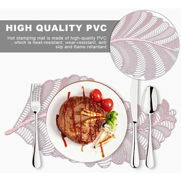 Alusta, Alusta, Design-paikka, Valmistettu PVC:stä, Liukumaton, Lämpöä Eristävä, Helppo Puhdistaa (4 Kpl) HIASDFLS