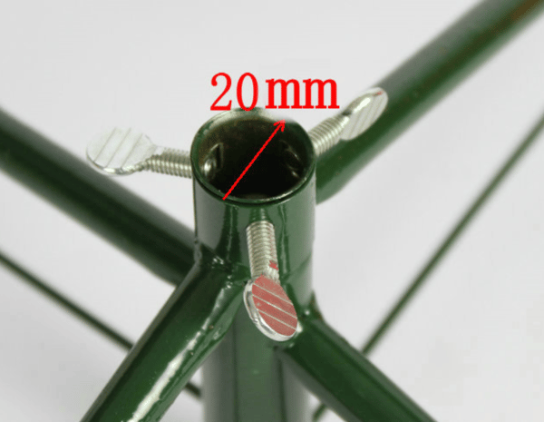 Juletræsfod, 35 cm sammenklappelig metalfod