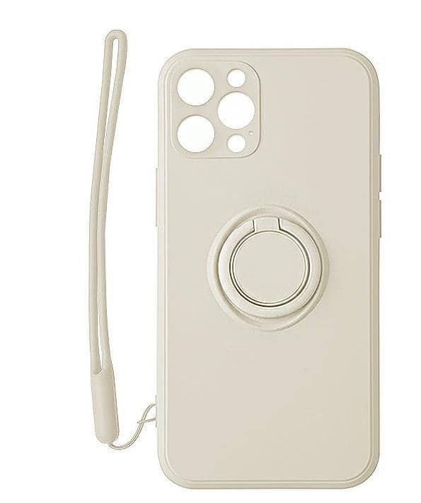 PASTEL RING-deksel for Samsung S21|hvit