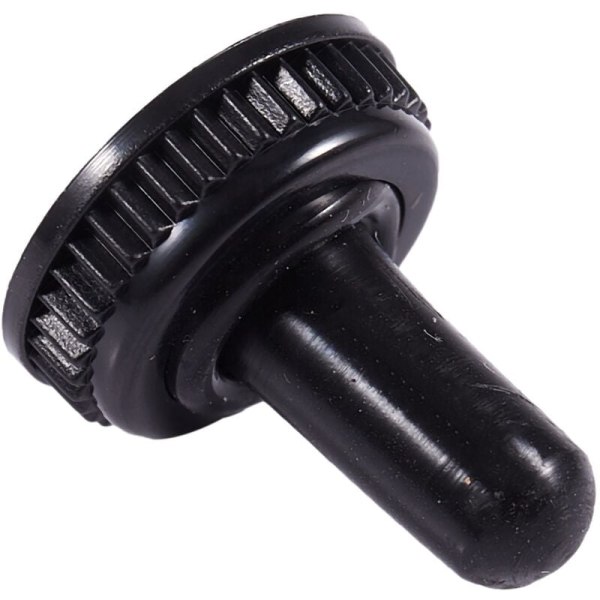 10 x black waterproof rubber cover of 6mm diameter of rocker switch