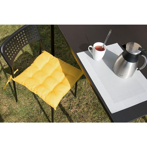 Tykt sædehynde til spisebordsstol, sofa, studerende (majsgul (40*40㎝))