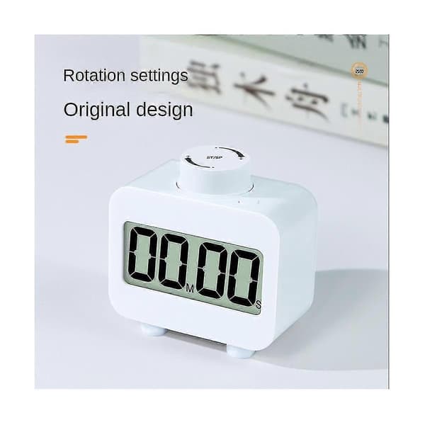 Digital Timer Visuell Kjøkkentimer Rask Justerbar Teller Opp Og Ned Timer Ringer Eller