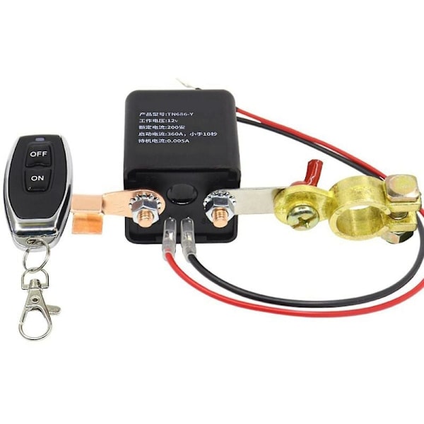 12v 200a Universal Batteri Afbryder Relæ Integreret Trådløs Fjernbetjening Afbrydelse Afbrydelse Isola