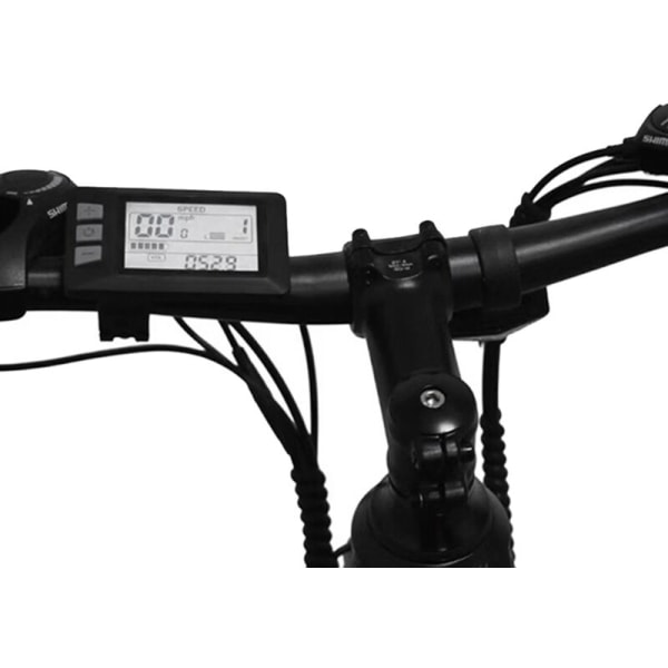 P3H LCD-displaymätare Instrumentpanel 24V-60V Elcykelmätare Displaypanel för Elektrisk Scooter(SM-kontakt 5PIN)